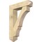 Ekena Millwork Balboa Arts and Crafts Rough Sawn Bracket w/ Offset Brace, Douglas Fir, 8"W x 32"D x 44"H BKT0806X32X44BOA03RDF - alternate 1